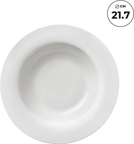 Тарелка глубокая Nouvelle Белый Лотос 77089