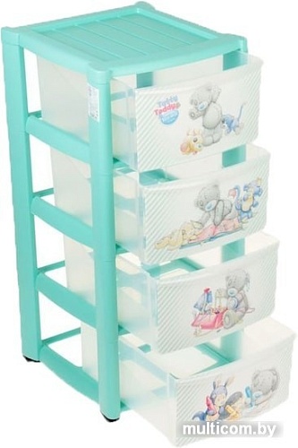 Комод для игрушек Бытпласт Me to You 431302009 (светло-зеленый)