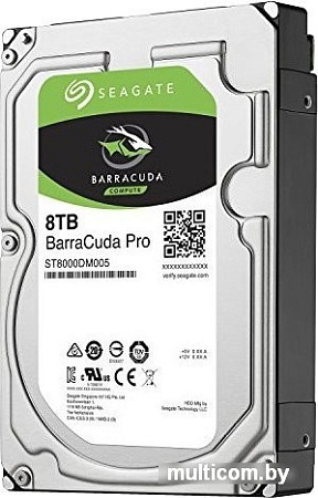 Жесткий диск Seagate Barracuda Pro 8TB [ST8000DM005]