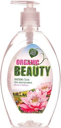 Organic Beauty Гель для интимной гигиены Лотос и Бамбук 500 мл