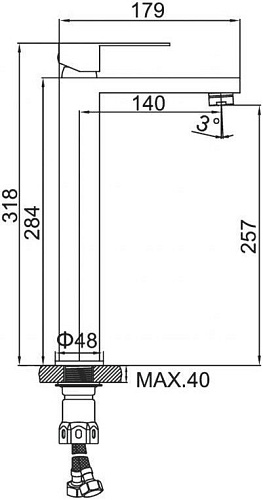Смеситель Ledeme L71125
