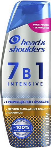 Шампунь Head & Shoulders 7 в 1 Intensive Против перхоти Против выпадения волос 270 мл