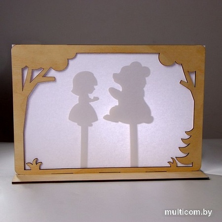 Развивающая игра Лесная мастерская Теневой театр по мотивам русской народной сказки «Три медведя» 5329719