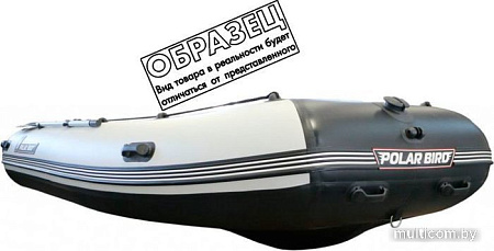 Моторно-гребная лодка Polar Bird Eagle PB-420E ПБ17 стеклокомпозит (черный/желтый)