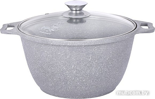 Кастрюля Kukmara кмс32а (светлый мрамор)