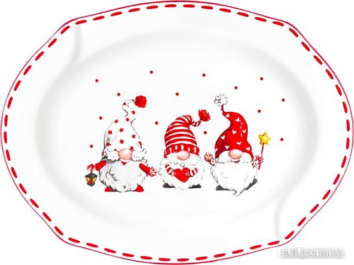 Блюдо Elan Gallery Веселые гномики 540619