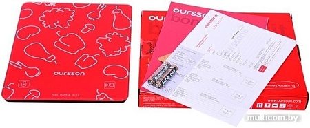 Кухонные весы Oursson KS1001GD/RD
