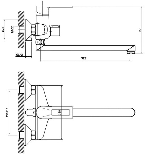 Смеситель Esko Belgrade BD 31