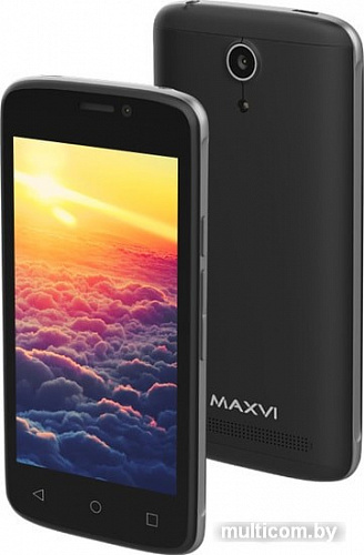 Смартфон Maxvi MS401 Sunrise (черный)