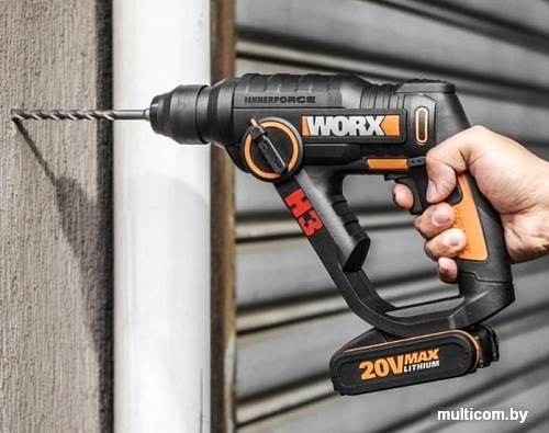 Перфоратор Worx WX390.1 (с 2-мя АКБ и ЗУ)