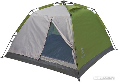 Треккинговая палатка Jungle Camp Easy Tent 3 (зеленый/серый)