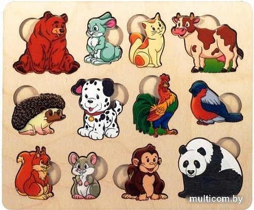 Мозаика/пазл Нескучные игры Кто что ест? 8189