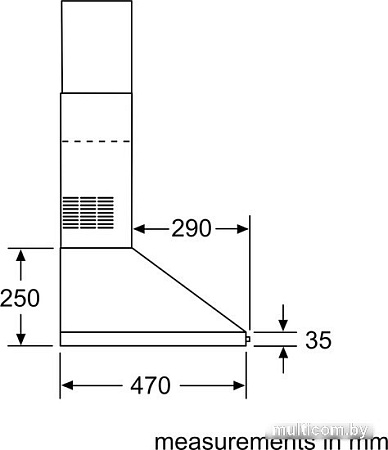 Кухонная вытяжка Siemens iQ100 LC94PCC50M