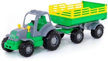 Полесье Крепыш трактор с прицепом №2 44563