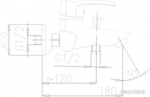 Смеситель Armatura Kwarc 4204-010-00