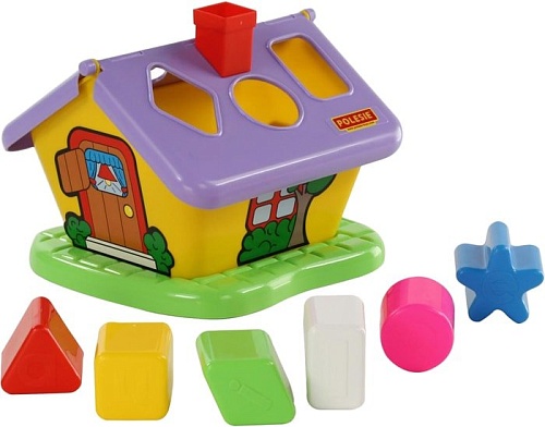 Сортер Полесье Садовый домик (в сеточке)