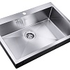Врезная кухонная мойка Steel Hummer R-7551 DIVON