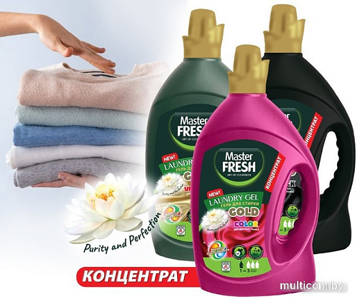 Гель для стирки Master Fresh Формула защиты цвета концентрат (2.75 л)