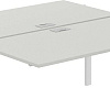 Norden 320х163.8х75 SG.219.SH.63.WH (белый/серый бархат)