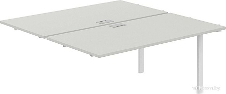 Norden 320х163.8х75 SG.219.SH.63.WH (белый/серый бархат)