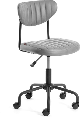 Офисное кресло TetChair Slim (иск. замша, серый)