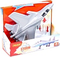 Игрушечный транспорт Полесье Самолет-истребитель Шторм 83371 (серый)