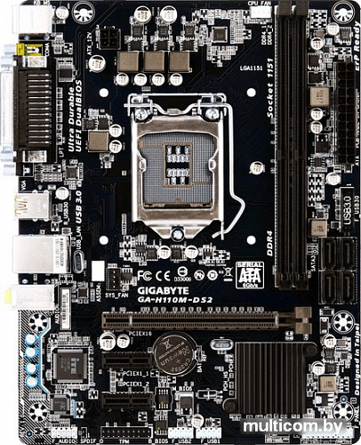 Материнская плата Gigabyte GA-H110M-DS2 (rev. 1.0)