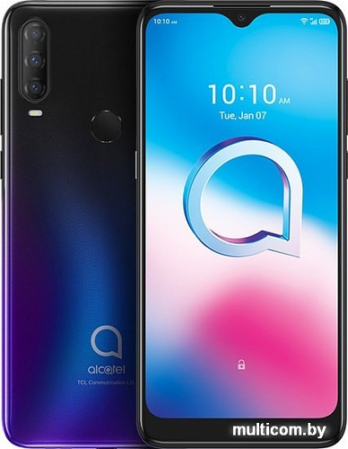 Смартфон Alcatel 3L (2020) (синий)