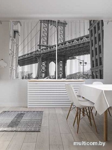 Комплект штор JoyArty Мост Джорджа Вашингтона 1.45x1.8 м p_30778_145x180 (2 шт)