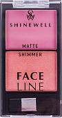 Румяна Shinewell двойные с матовым и шиммер эффектом №2