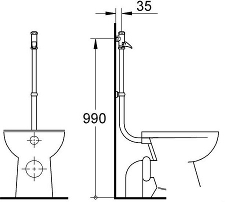 Смывное устройство Grohe 37139000