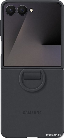 Чехол для телефона Samsung Ring Case для Samsung Galaxy Z Flip7 (черный)