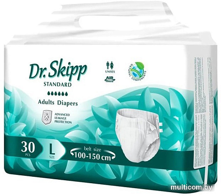 Подгузники для взрослых Dr.Skipp Standard L3 (30 шт)