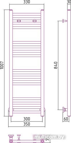 Полотенцесушитель Сунержа Модус 1000x300 00-0250-1030
