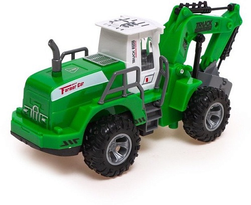 Экскаватор Автоград Стройтехника 7779125 (зеленый)