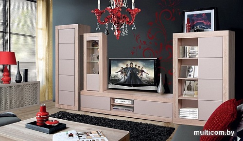 Тумба КМК Мебель 2Я Лондон 0467.1 (дуб сонома-капучино)