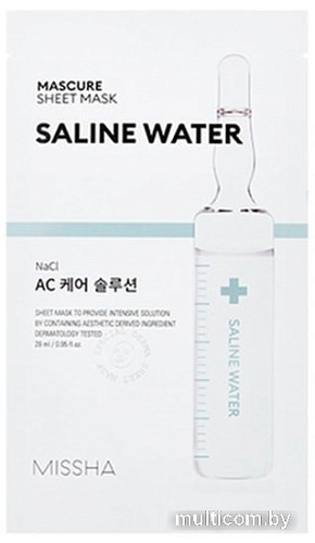 Missha Маска Mascure AC Care Solution Sheet Mask Saline Water 28 мл