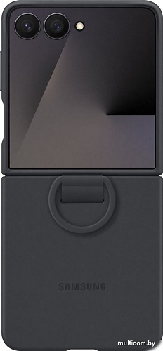 Чехол для телефона Samsung Ring Case для Samsung Galaxy Z Flip7 (черный)
