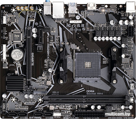 Материнская плата Gigabyte A520M K (rev. 1.0)