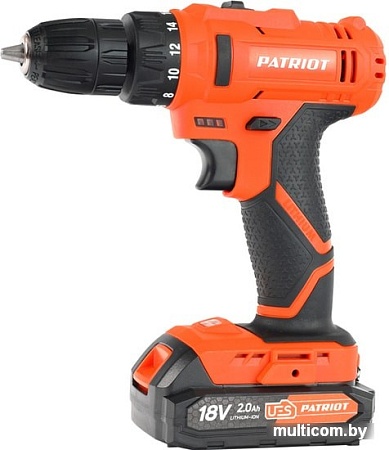 Дрель-шуруповерт Patriot BR 187UES (с 2-мя АКБ, кейс)