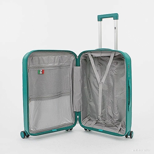 Чемодан-спиннер Francesco Molinary 344-003/3-24BIR (бирюзовый)