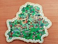 Мозаика/пазл Белкартография Мая Радзіма - Беларусь