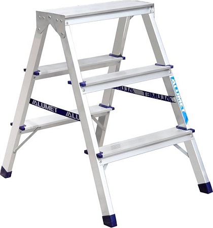 Лестница-стремянка Алюмет AD7203 (2x3 ступени)