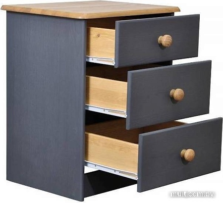 Тумба Диприз Хаба Д 1413.2 (серый воск/антик)