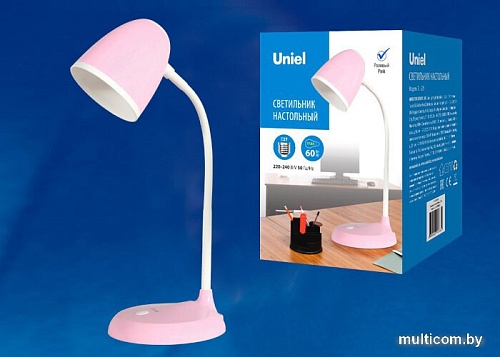 Настольная лампа Uniel TLI-228 PINK E27 UL-00003653