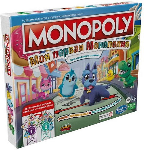 Настольная игра Hasbro Монополия. Джуниор 2 в 1 F4436121