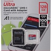 Карта памяти SanDisk Ultra SDSQUAR-128G-GN6MA microSDXC 128GB (с адаптером)