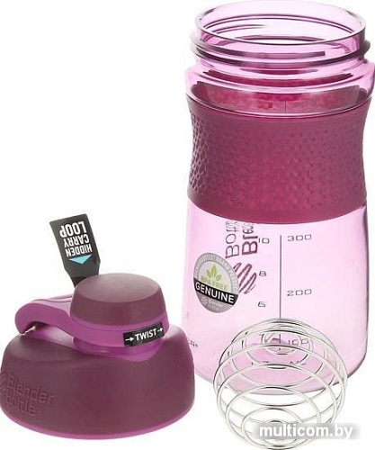 Шейкер спортивный Blender Bottle Sport Mixer Tritan Twist Cap сливовый