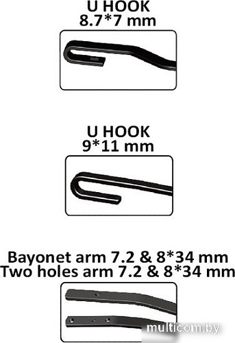 Щетка стеклоочистителя AVS Classic Line CW-12 A78368S