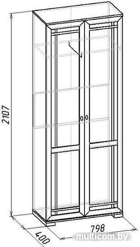 Шкаф распашной Глазов Sherlock 11 (дуб сонома)